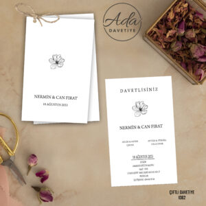 Ada Davetiye İkiz Model İKZ1062