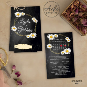 Ada Davetiye İkiz Model İKZ1035
