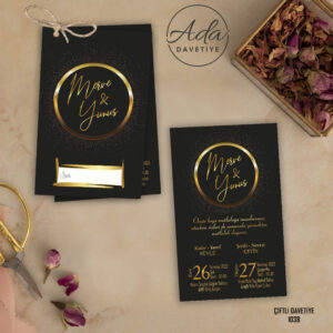 Ada Davetiye İkiz Model İKZ1038